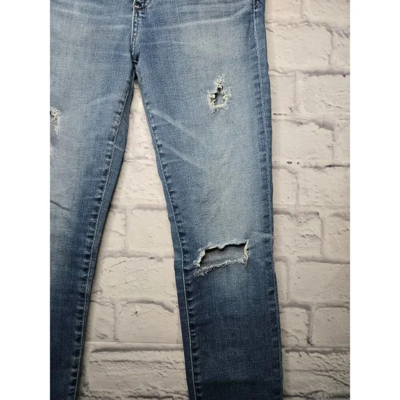 AG Adriano Goldschmied The Stilt Roll Up Cigarette Roll Up Jeans Womens Size 25 - Picture 3 of 12